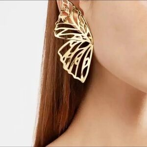 New Butterfly Statement Earrings